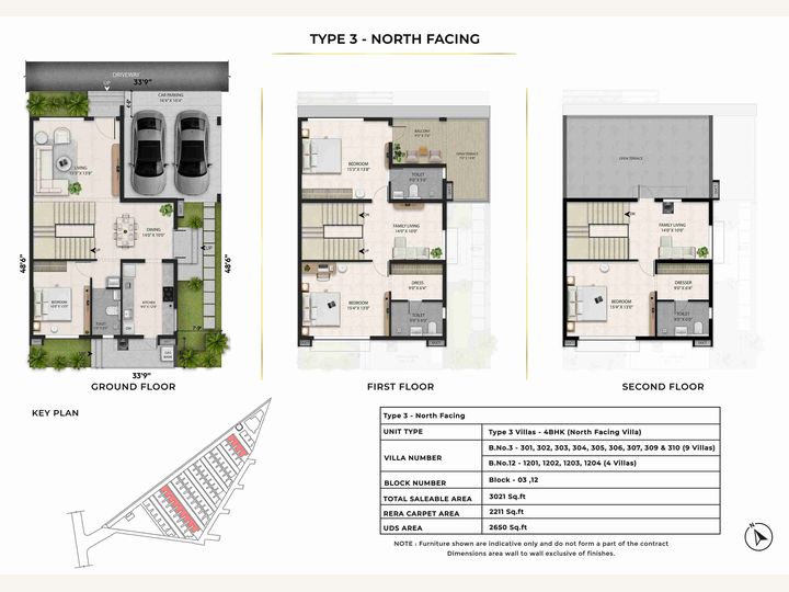 Radiance Edgewood 4 BHK villa floor plan (preview)
