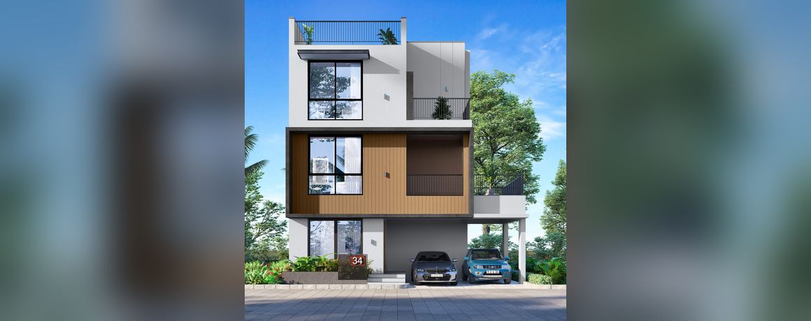 Radiance Edgewood – villa elevation (artist's impression)